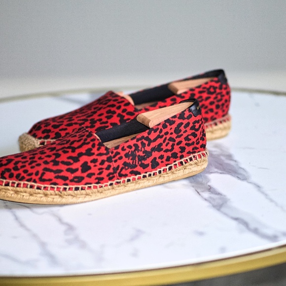 Saint Laurent Animal Print Flat Espadrilles - Picture 4 of 11